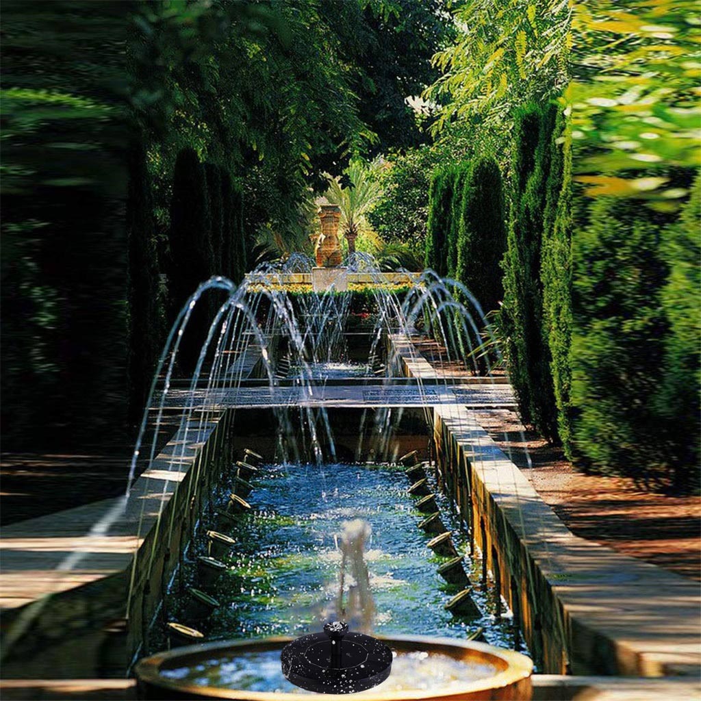 Solenergi vand springvand sol fontæne fugl bad springvand vand flydende dam 30-45cm have gårdhave indretning græsplæne dekoration #30