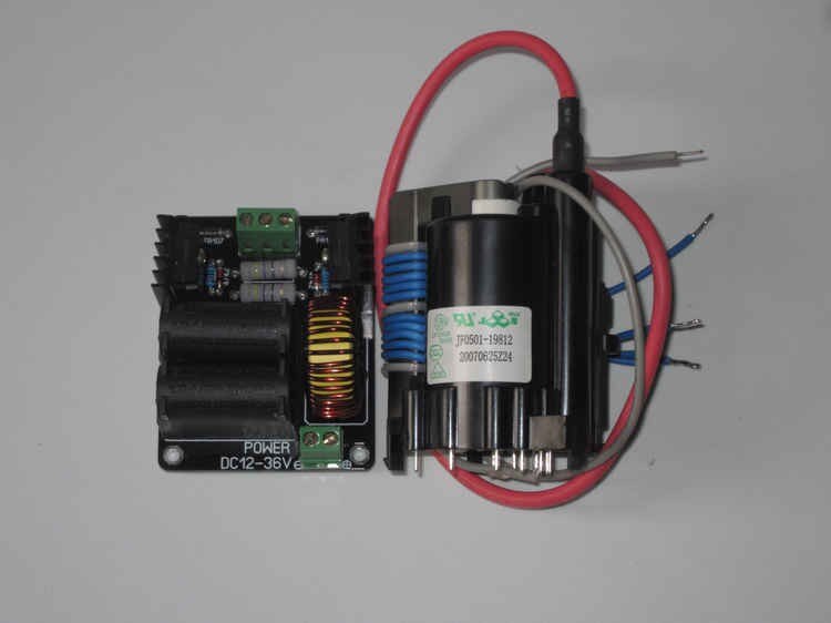 12v - 36v zvs booster suite tesla coil marx generator + hoogspanningsvoeding