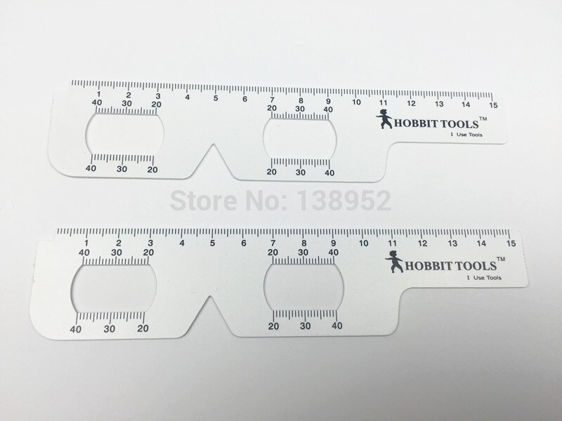 &Retail 4 Pieces/Lot Optical PD Ruler Pupil Distance Ruler for Meter ophthalmology ruler