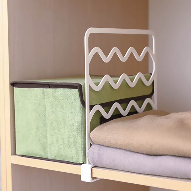 Divisori per ripiani per armadio ripiani divisori per guardaroba divisori per armadio divisori per desktop organizzare porta asciugamani per utensili