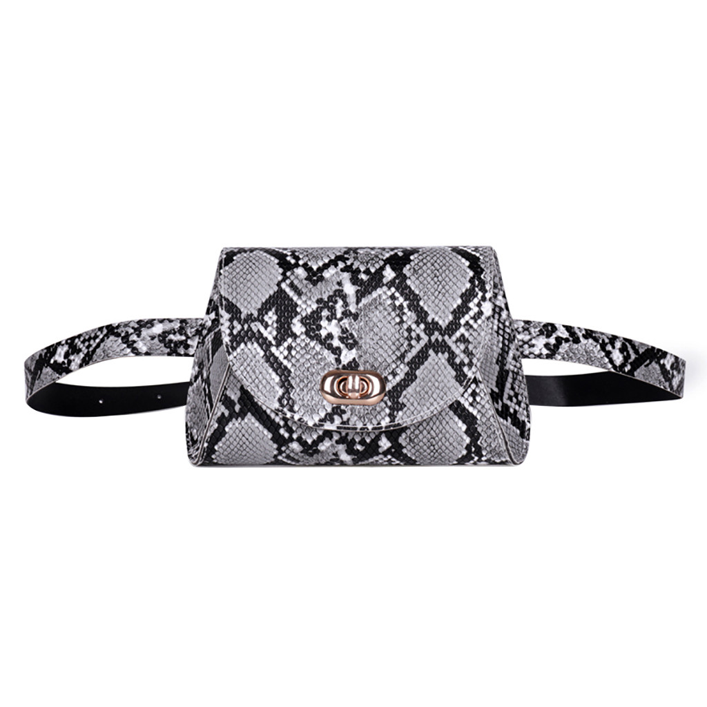 Frauen Schulter Taschen Top Handtaschen Frauen Lagerung Tasche Brust Tasche Snake Kreuz Wilden Schulter Messenger Tasche @ py: A