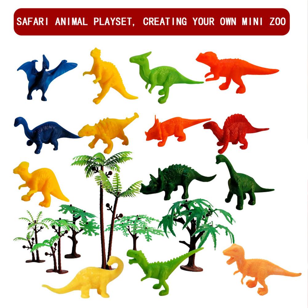 Kerst Advent Countdown Kalender Dinosaurussen Geschenkdoos 24Pcs Knijp Dier Speelgoed Dier Standbeelden Educatief Leuk Speelgoed Voor Kind