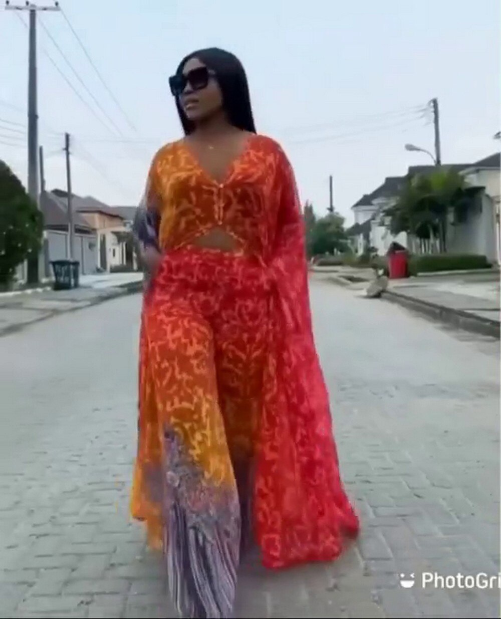 Conjuntos de dos piezas con estampado africano para mujer, Top y pantalón, ropa africana, de verano,