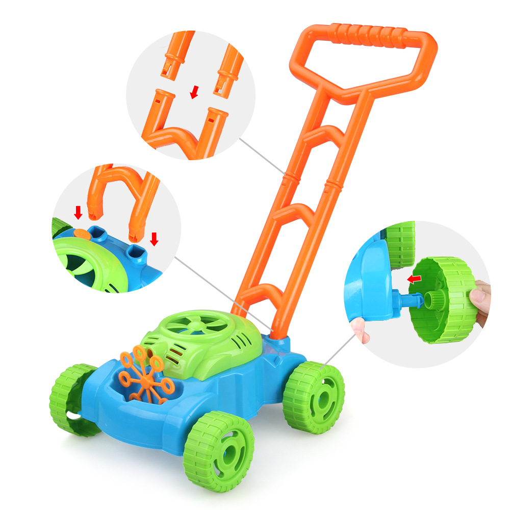 Bubbla bil hem trädgård interaktiv skjuta bil automatisk bubbla maskin maker blåsare baby barn leksak