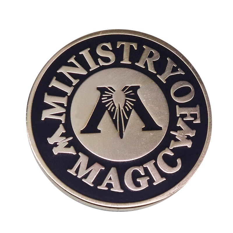 Ministerie Van Majic Broche Magische Gemeenschap Emaille Pin Toverwereld Badge Film Geïnspireerd Accessoire