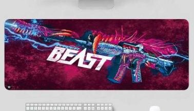 80x30cm XL blokada podkładka pod duża podkładka pod mysz do gier gracz komputerowy podkładka pod mysz do klawiatury Hyper Beast biurko podkładka pod mysz dla PC podkładka na biurko.: 300x800x1.5mm  1