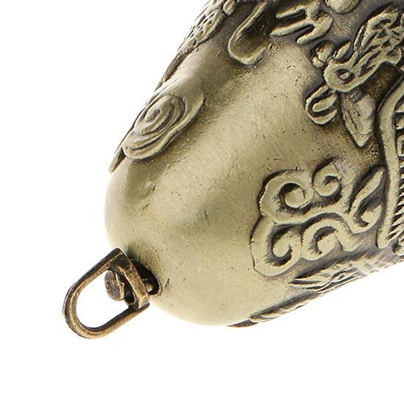 Mini-Feng Shui Chinese Draak Charm Bell En Phoenix Figuur Decor