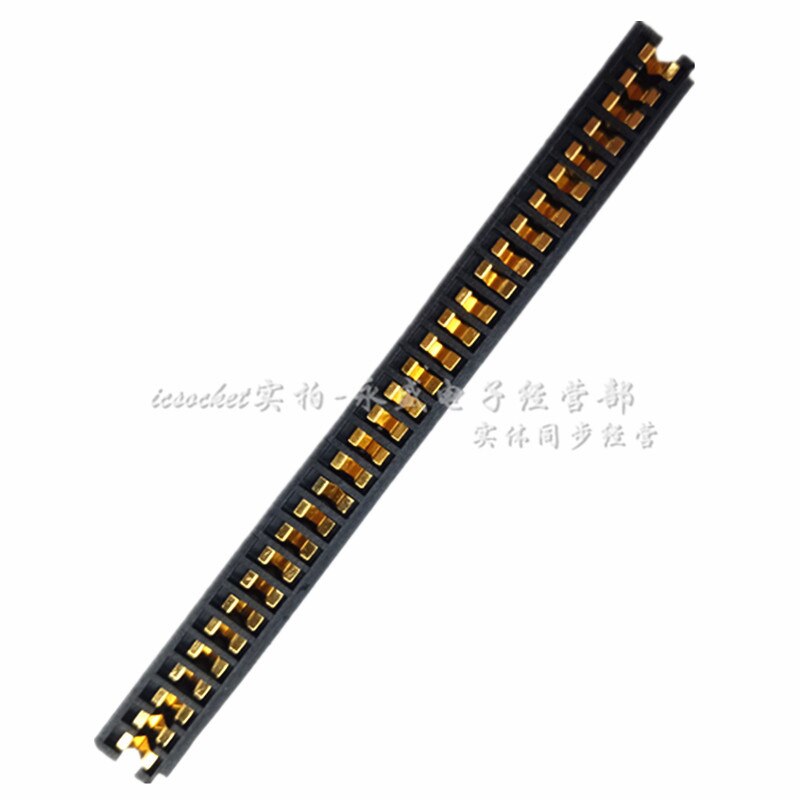 IC Burning Seat 30P Single Row Aging Seat SIP30 Aging Test Seat Gold-plated High Temperature Resistant 2.54MM Socket