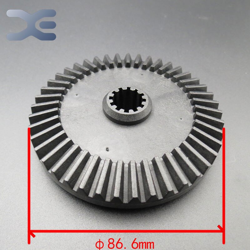2 st/set köttkvarn delar kugghjul plast kugghjul 43 kugghjul diameter 86.6mm oanvända