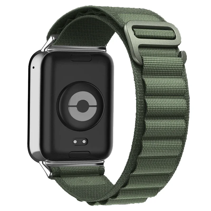 Correa de nailon para Xiaomi Redmi Watch 4 5, pulsera elástica ajustable, accesorios para iWatch Mi Band 8 Pro/9 Pro: M / Oro