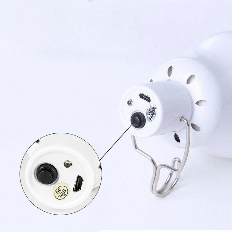 LED Solar Light Power Energy Lamba Lamp Waterproof Panel Emergency Bulb Hook Tent Lantern Outdoor Garden