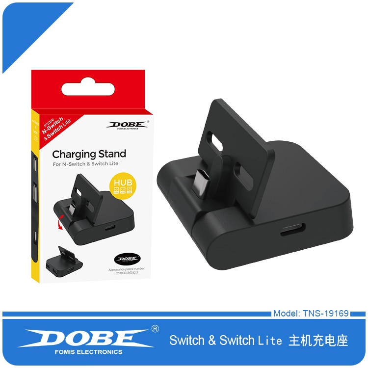 TNS-19169 Supporto di Ricarica con HUB 2-in-1 Dock di Ricarica per Nintendo Interruttore Interruttore Lite MINI Console