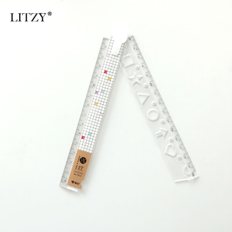 LITZY 1pcs Simple Foldable Rulers 30cm Cute Bookma... – Grandado