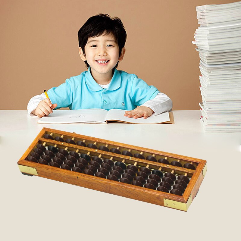Houten Frame Klassieke Oude Rekenmachine Abacus Soroban Kunststoffen Kraal Speelgoed Ontwikkelen Kid 'S Wiskunde Abacus Intelligentie