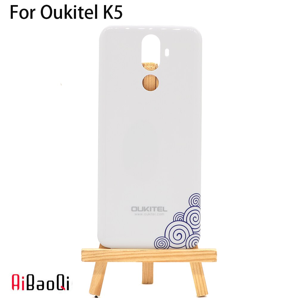 AiBaoQi Neue Original Oukitel K5 batterie fall Schutzhülle Batterie Fall Zurück Abdeckung Für 5,7 zoll Oukitel K5 Telefon + 3M klebstoff