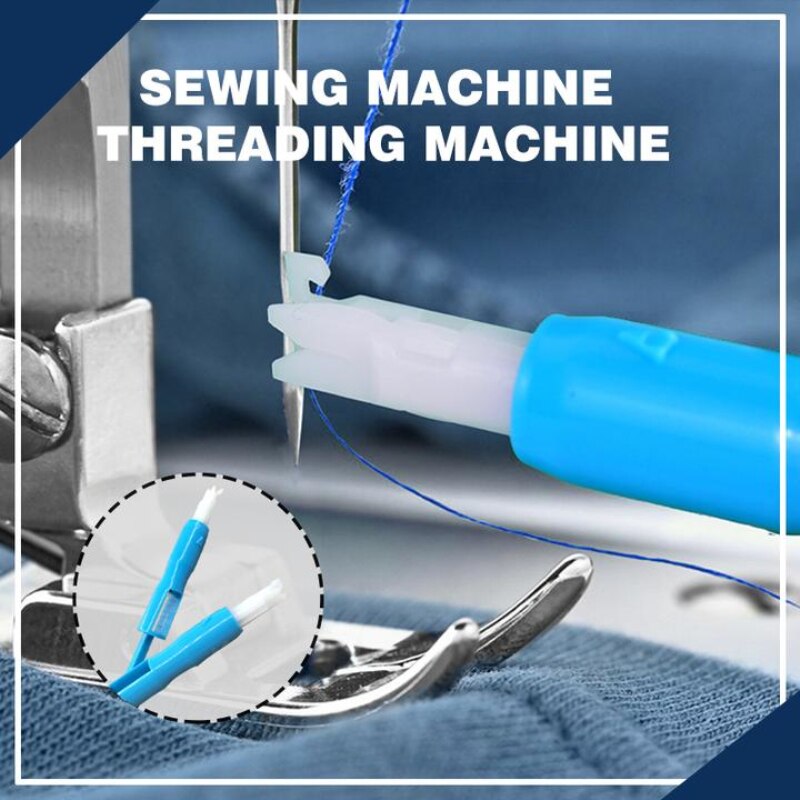 Needle Threader Sewing Machine Tool DIY Manual Machine Thread Device Needle Changer Lead Wire Threader Tool Handicraft Supplies