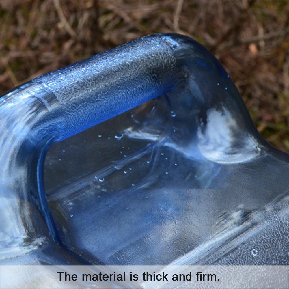 25L Square PC Car Bucket Thickened With Faucet Self-Driving Car Portable Bucket Outdoor Camping Water Carrier Storage Container