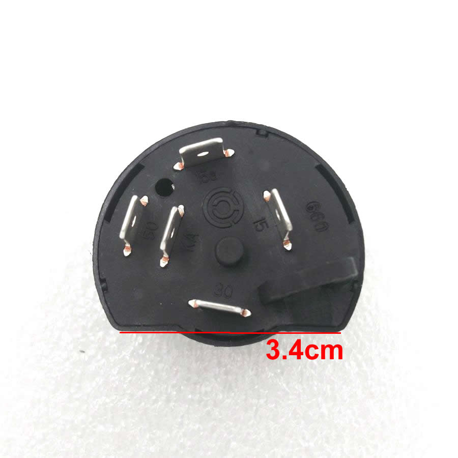 Interrupteur Clé Démarrage Allumage 186F – Compatible Générateur Silencieux Cape 6500/6700/427 – Robuste Et Fiable