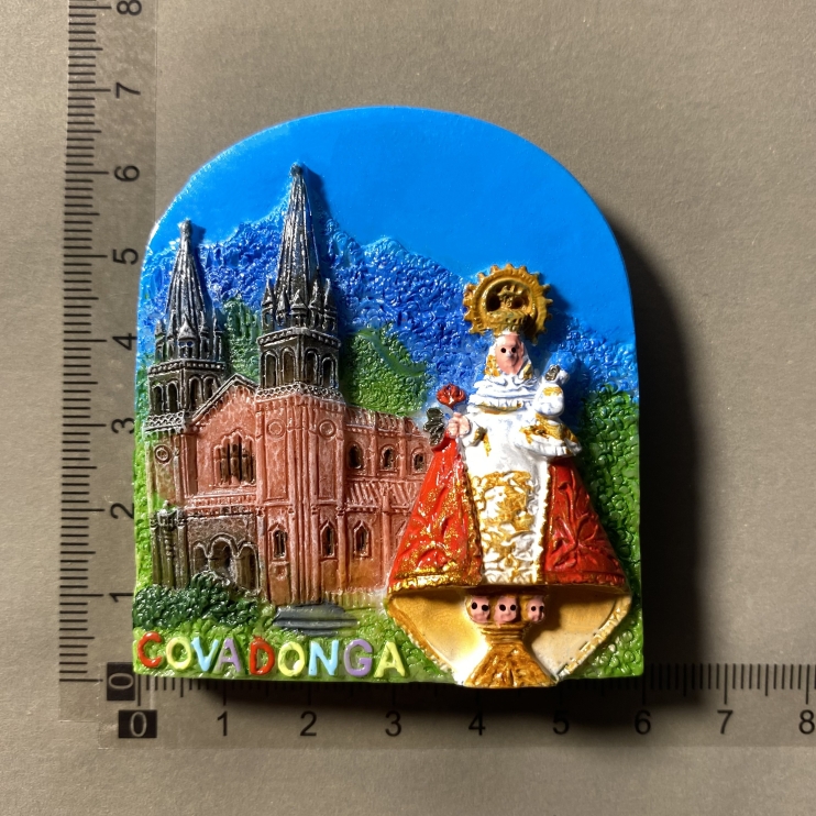 Europe Spain 3D Refrigerator Magnet Tourist Souvenirs Stickers,Home & Kitchen Decoration Fridge Magnet Message Sticker: Dark Grey