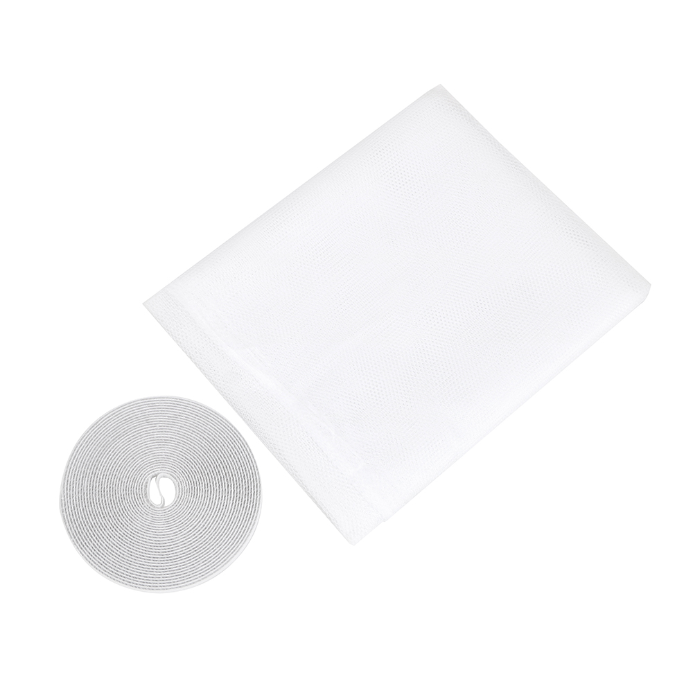 Mosquito Mesh Gordijn Protector Voor Keuken Deur Schermen Fly Mosquito Window Gaas Diy Zelfklevende Anti Klamboe: White S