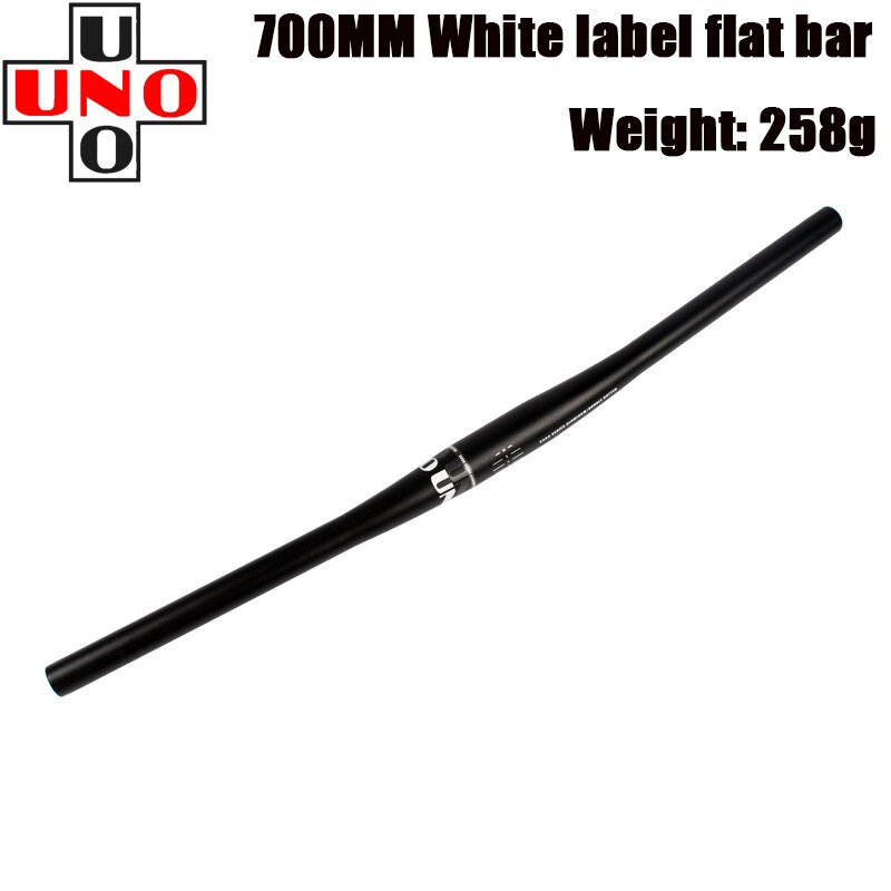 UNO-Manillar de bicicleta de montaña, 31,8 MM, 620/640/680/720/740/760mm, piezas de manillar plano: flat bar700MM white