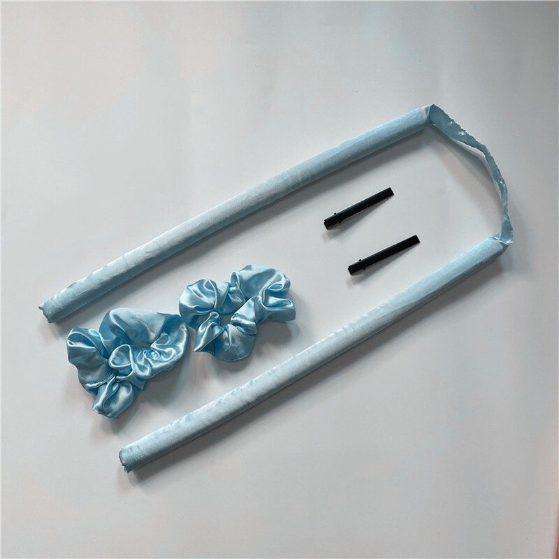 Velvet rubber wand without heat curling wand magic hair curlers salon accessories heatless curls bendy products spiral tools