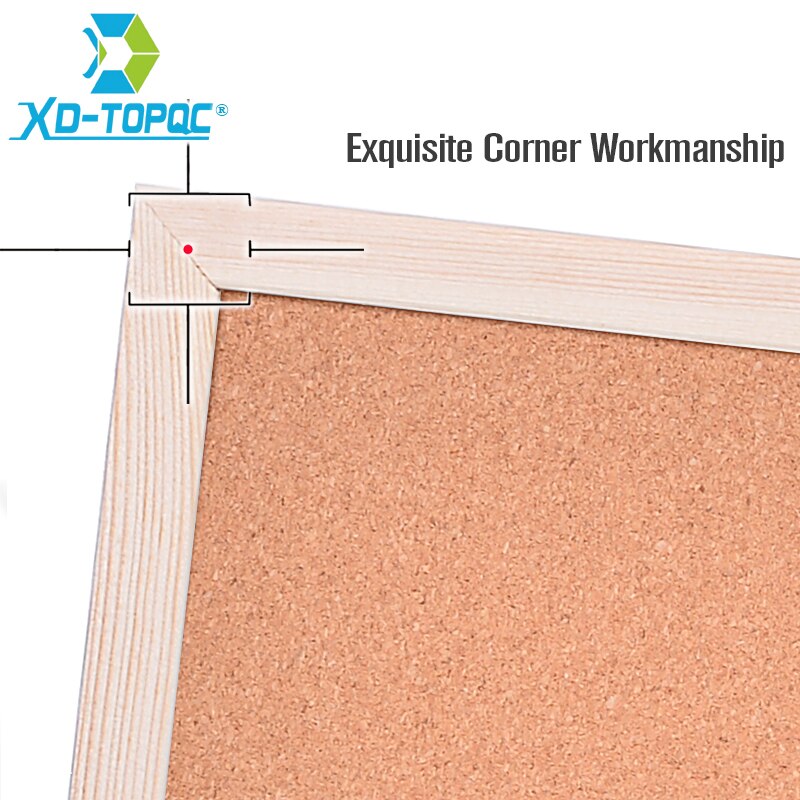 30*40cm Wood Frame Cork Board Combination Magnetic Writing Board Message Bulletin Boards Office School Supplies Home Decorative
