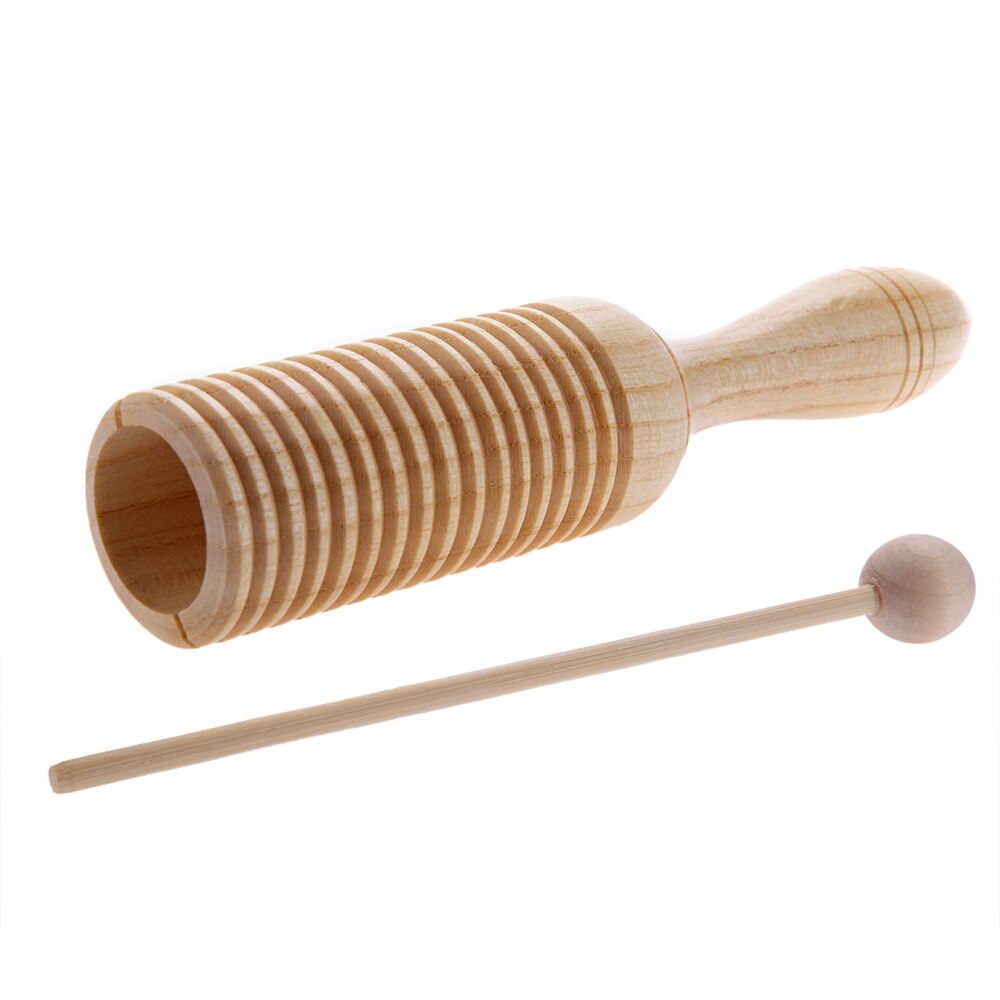 De Madera de cuervo sirena Ailanthus chico niños Juguete Musical instrumento de percusión