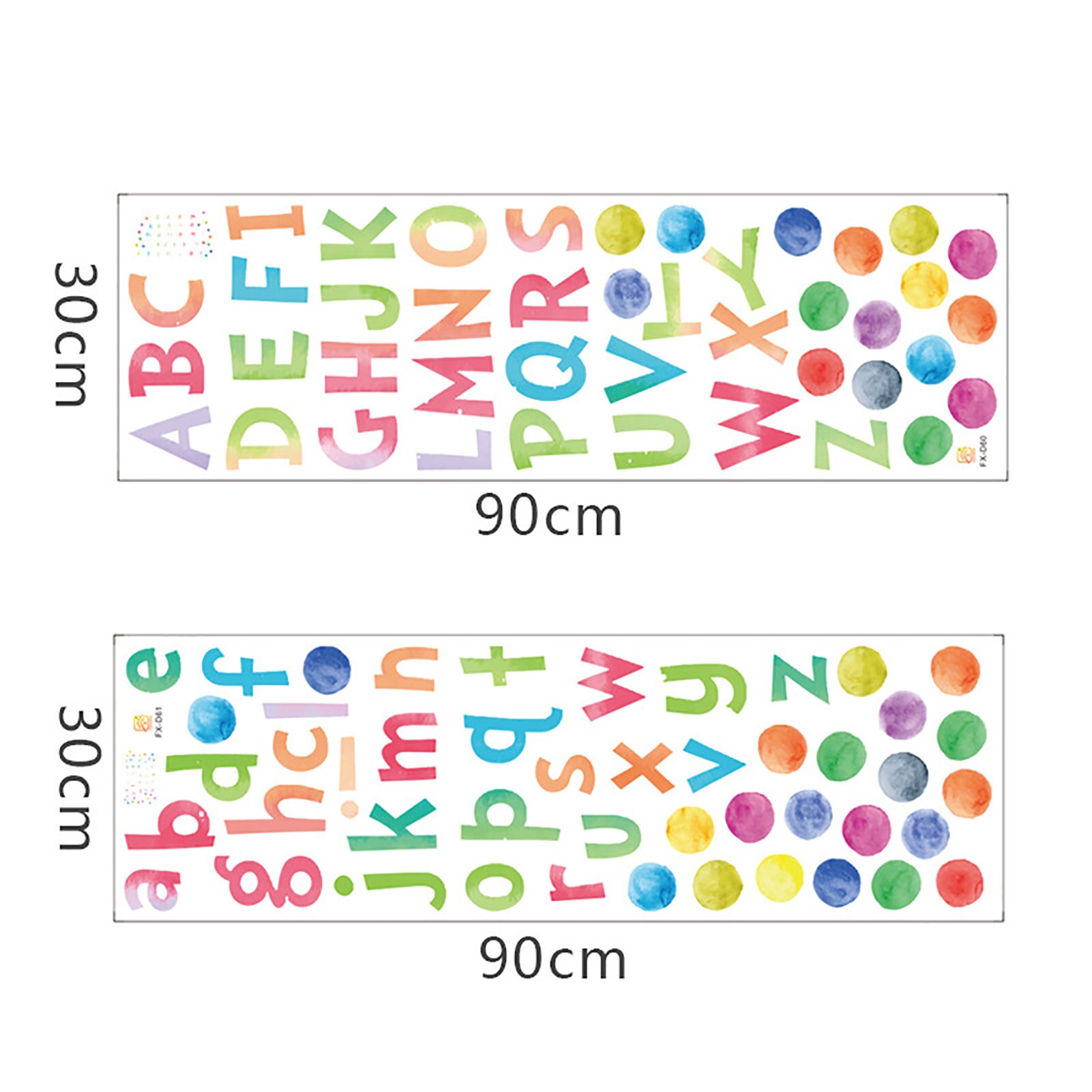 cartoon animals 26 ABC alphabet words wall stickers bedroom nursery home decor pvc wall decals diy mural art