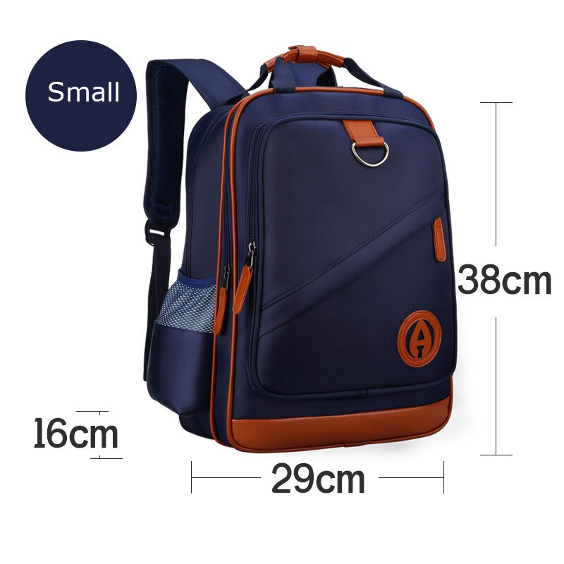 Orthopedische Rugzak Kinderen Schooltassen School Rugzakken Jongens Meisjes Kinderen Schooltas Rugzak Bookbagsac Enfant Mochila Escolar: small dark blue