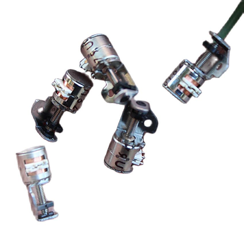 6mm miniatyr glideskruetrinnmotor 2- faset 4- trinns trinnmotor mikrotrinnmotor til diy-modell