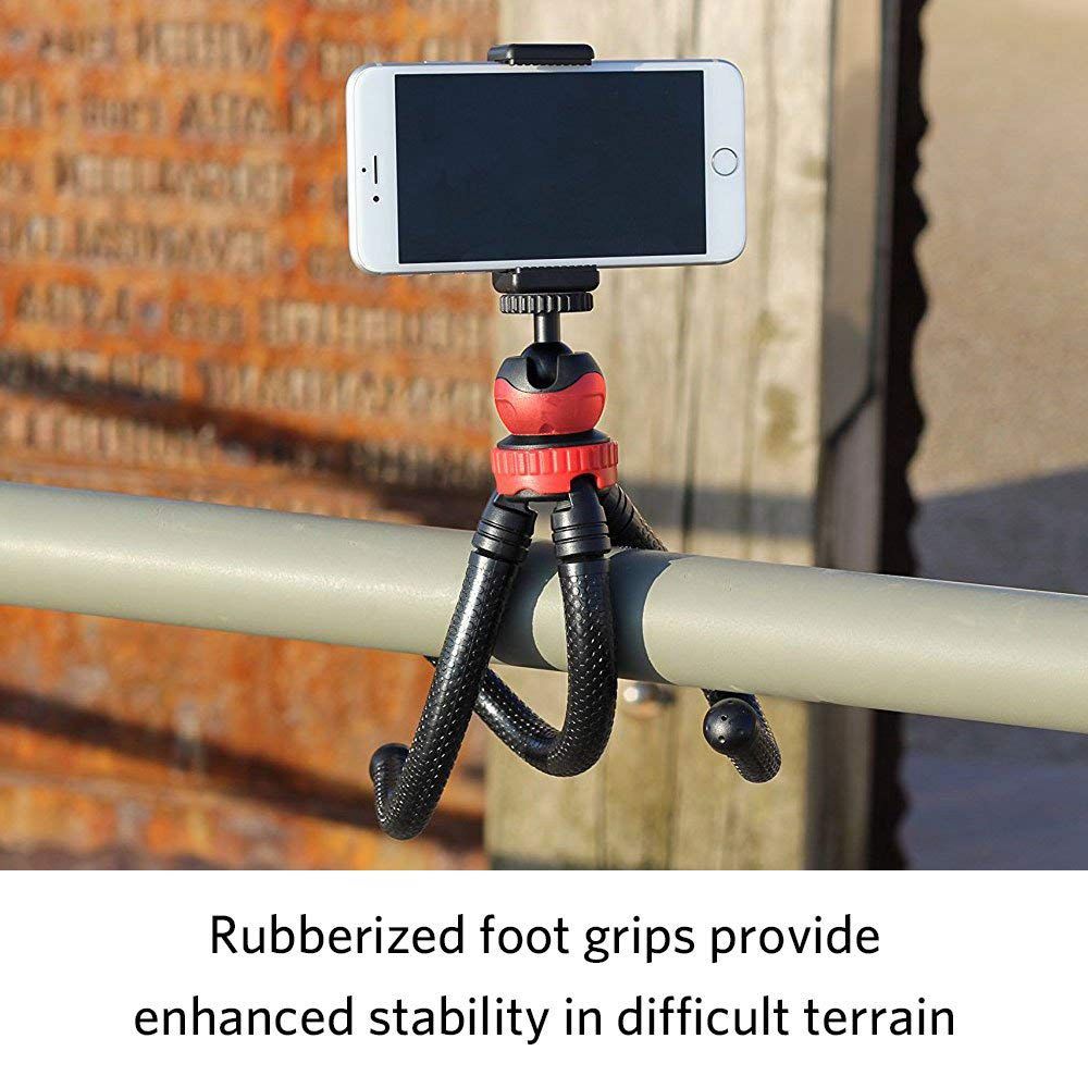 Flexibel statief voor camera's en mobiele telefoons, met smartphone-afstandsbediening, compatibel met iphone, android-telefoons, dslr en andere