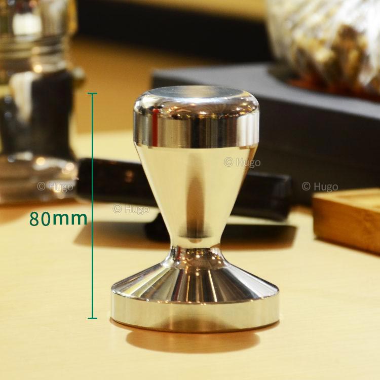 Aluminum alloy 51 mm tamping machine manual coffee powder hammer coffee barista tool machine accessories tool pad