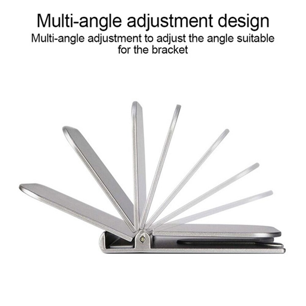 Universal sammenfoldelig mobiltelefon bordholder plast bordholder mobiltelefon holder telefon og tablet ring holder til iphone samsung