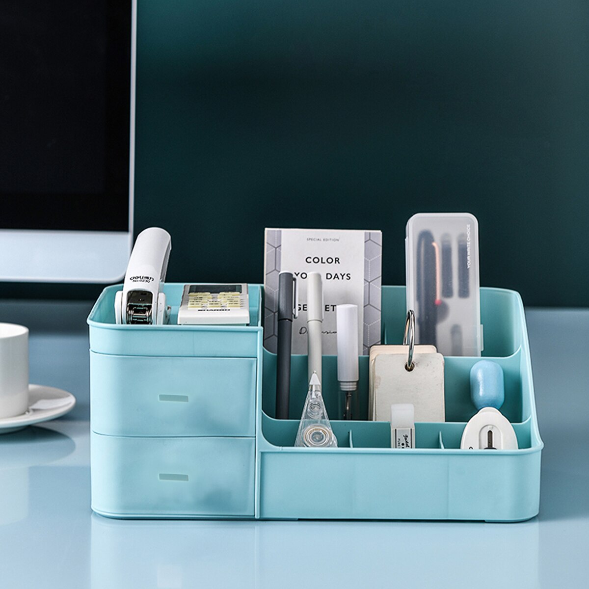Makeup Organizer Dressing Table Makeup Box Organizer For Cosmetics Storage Makeup Jewelry Storage Box Table Sundries Storage Box