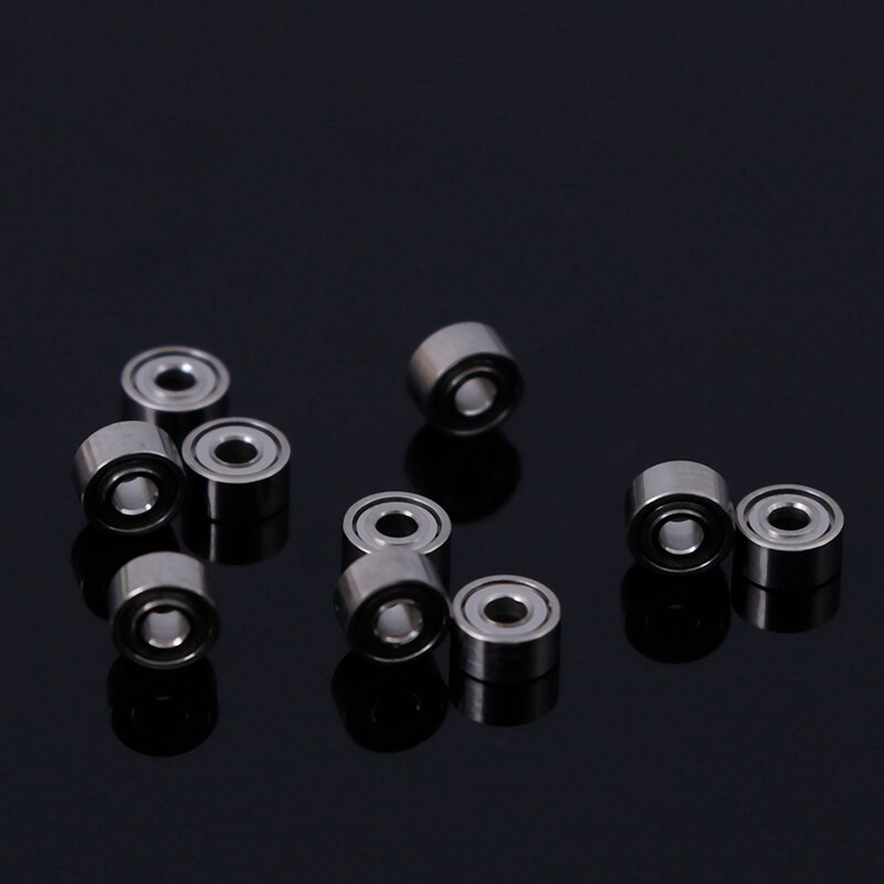 10 st 681 xzz 1.5 x 4 x 2mm öppna miniatyrlager kul mini handlager spinner axlar tillbehör