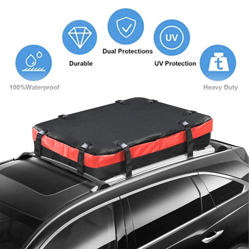 Universele Autodak Zak Waterdichte Auto Dak Rack Carrier Cargo Bag Bagage Opslag Cube Bag Reizen Suv Van Voor auto Dak Tas