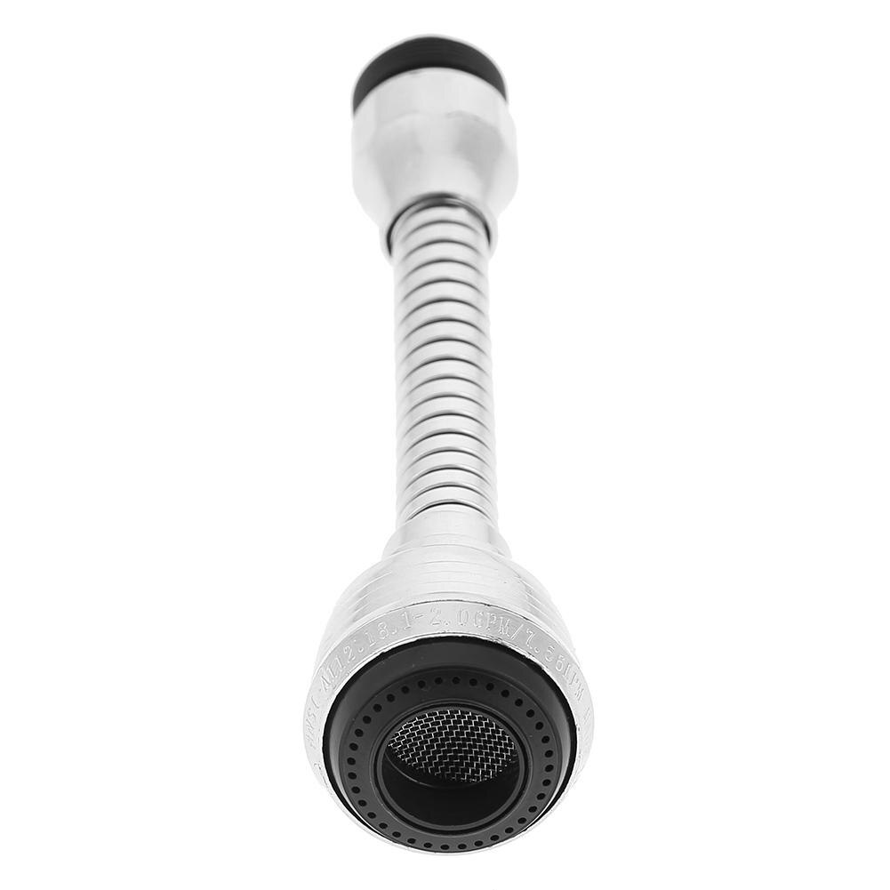 Stainless Steel 360°Rotary Water Faucet Bubbler Kitchen Faucet Saving Tap Bathroom Splash Proof Water-saving Shower Head Filter: E