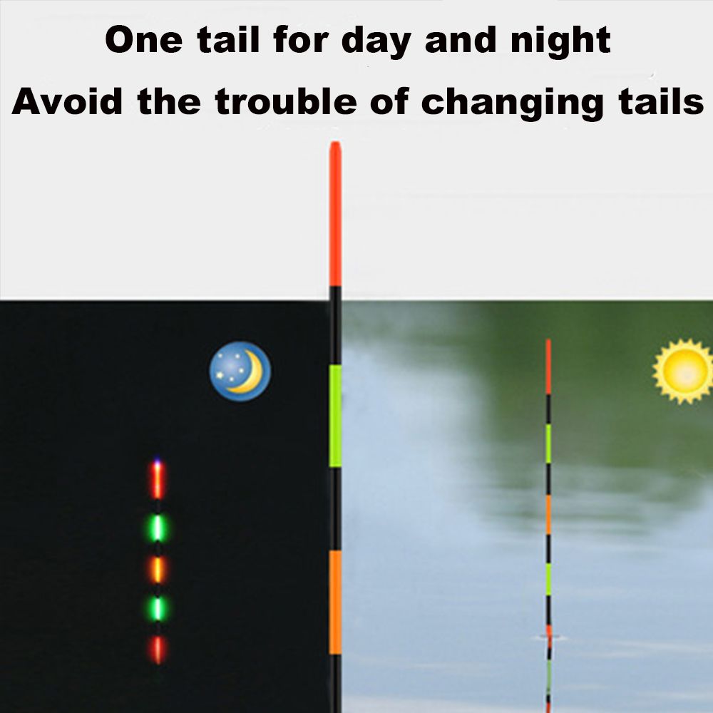 Flotador LED inteligente para pesca nocturna, boya electrónica Ultra sensible, accesorio de pesca al aire libre, superbrillante, novedad