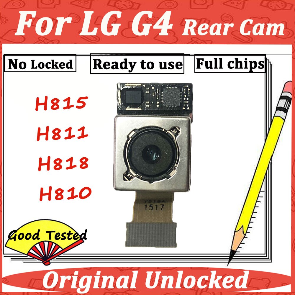 Ursprüngliche Haupt Hinten Kamera Zurück Kamera cam Für LG G4 H815 H811 H818 H810 Ersatz teile