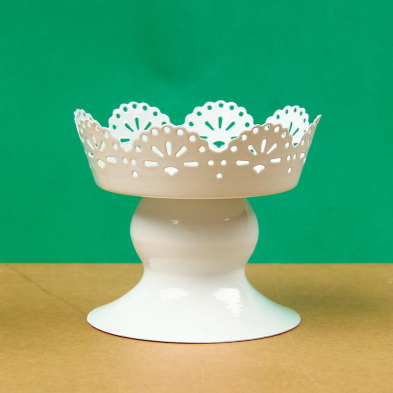 Wit Iron Metalen Cupcake Cake Stand Ijs Gebak Bakken Metalen Wiel Cupcake Stand Cake Display Verjaardag Party Decor