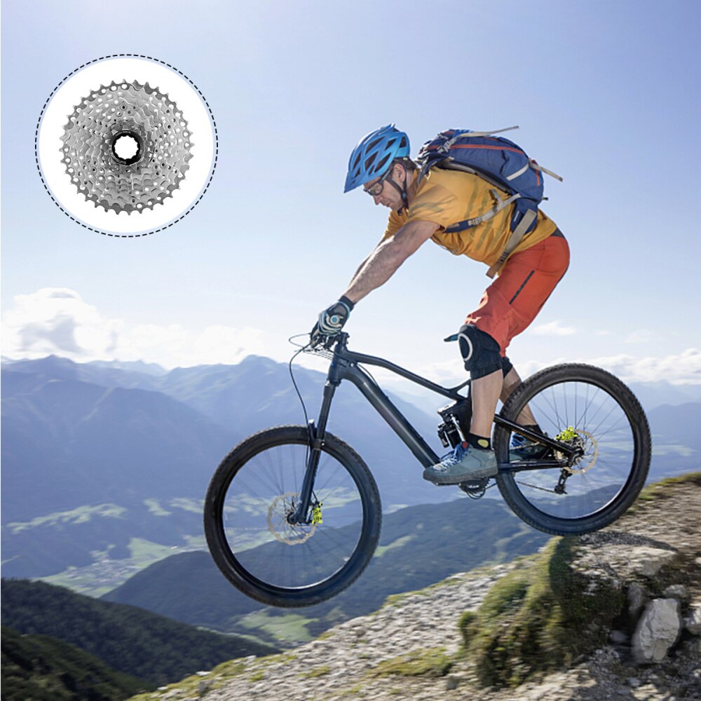 1Pc Flywheel Durable 9 Speed 11-36 Teeth Freewheel Bike Cassette Bike Parts Bike Accessories Toothed Wheel for Cycle