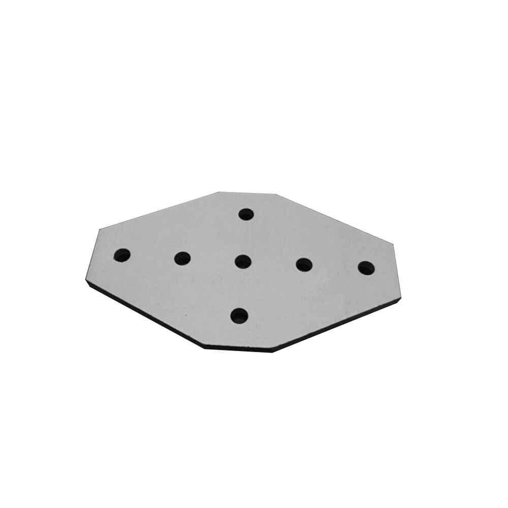 1 st 7 hål 4040/4545 korstyp 90 graders skarvplatta hörnvinkelfäste anslutning för aluminiumprofil