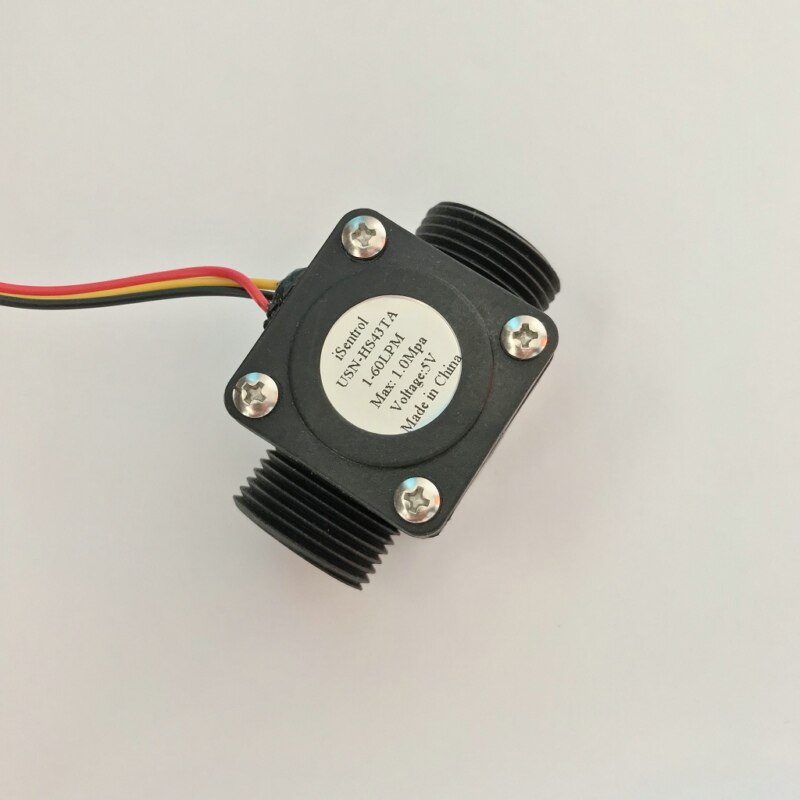 NPN Pulse Digital Hall Effect Water Flow Sensor 1-60L/M G3/4" -Ultisolar Energy-Solution iSentrol Saier Sensor Provider