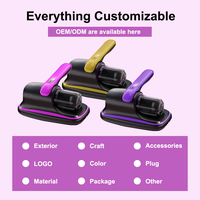 Portable Wireless Handheld Vacuum Cleaner with UV Light for Household Use for Cleaning Beds Sofas Mattresses Dust Mites