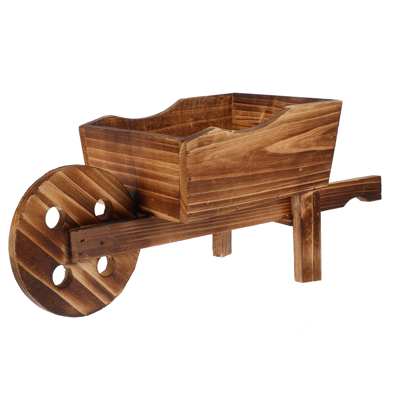 Macetas de flores a granel, maceta de carretilla Ornamental para plantas, carrito de madera, soporte de camión