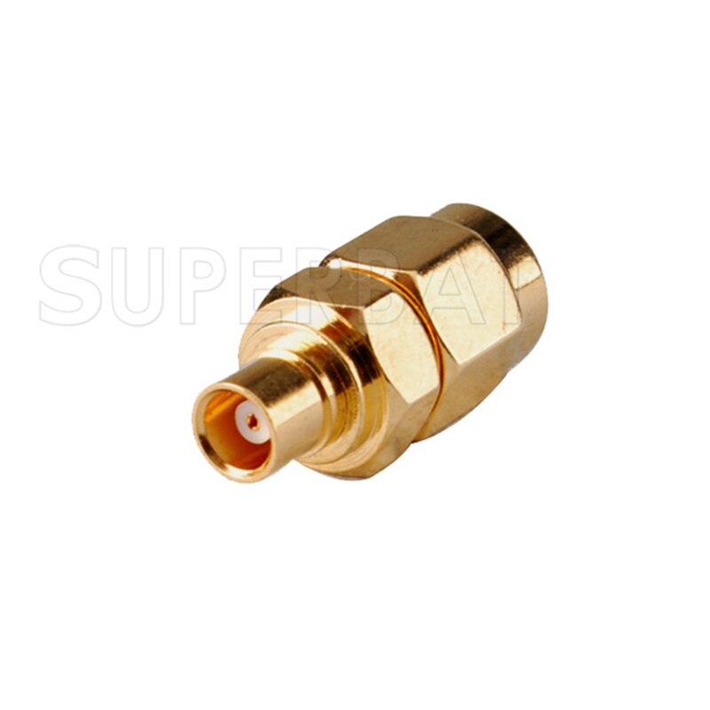 Superbat 5 stücke SMA-MCX Adapter Sma-stecker auf MCX Buchse Gerade RF Koaxial Stecker