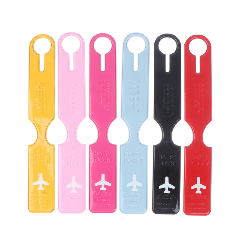 Leuke bagagelabelriemen Koffer Id Naam Adres Identificatielabels Bagagelabels Vliegtuig PVC-accessoires