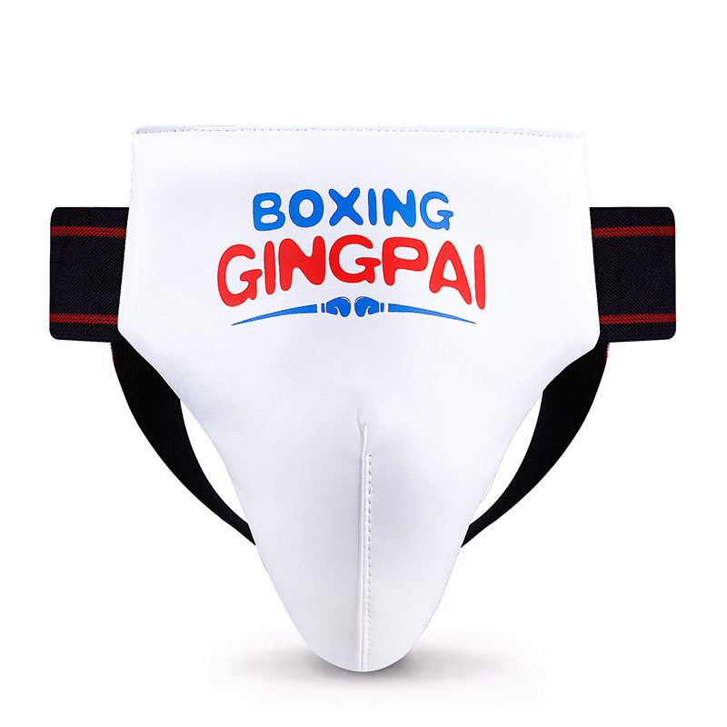 Børnepiger drenge boksning mma muay thai jockstraps skridtbeskytter taekwondo lyskebeskytter træningsudstyr: S / Blå
