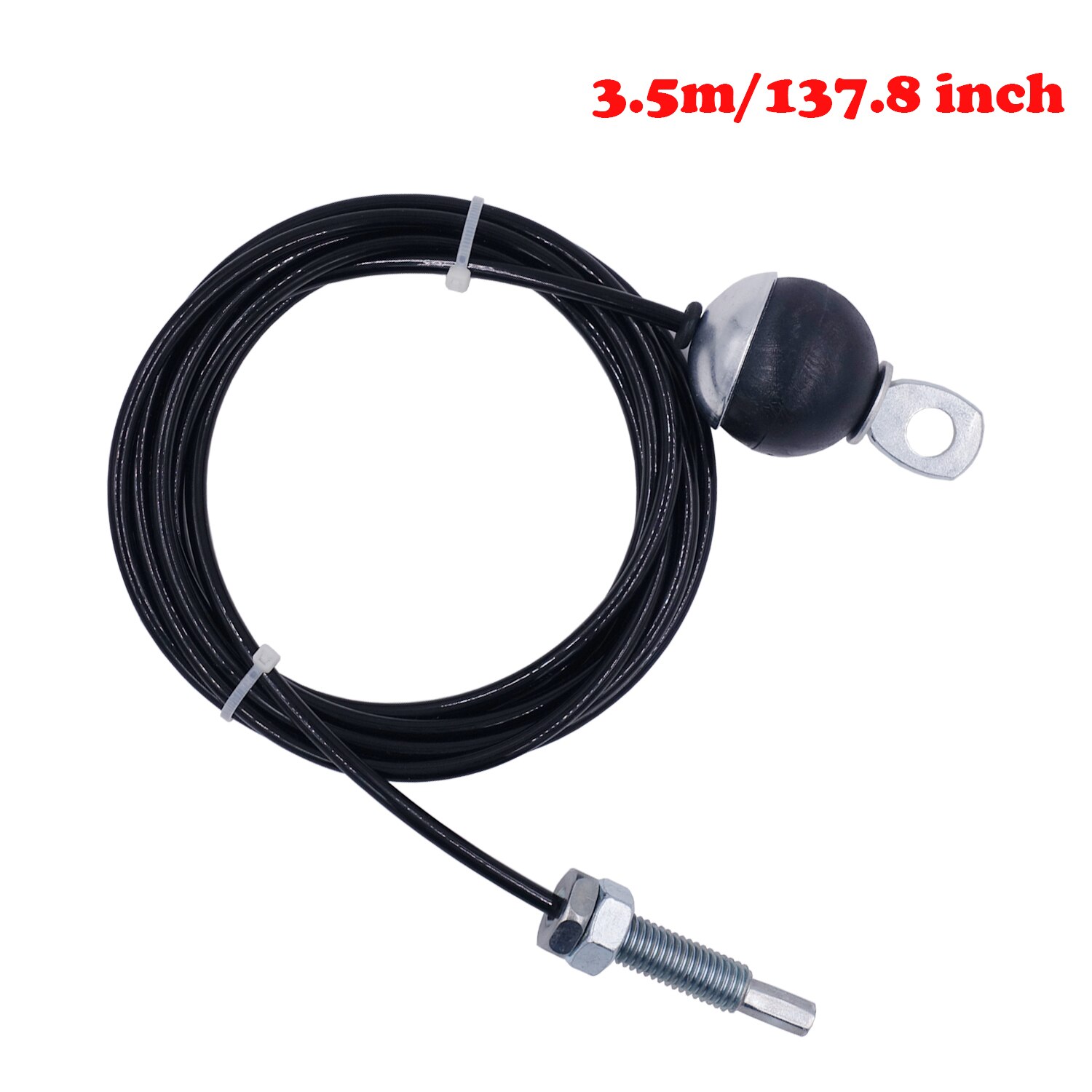 2.5m/3m/3.5m Gym Steel Cable Wire Rope 5mm Thick Heavy Duty Parts Accessories With Ball for Lifting Training Pulley Home Fitness: 3.5m